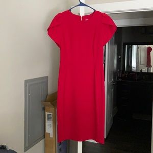 Calvin Klein red dress